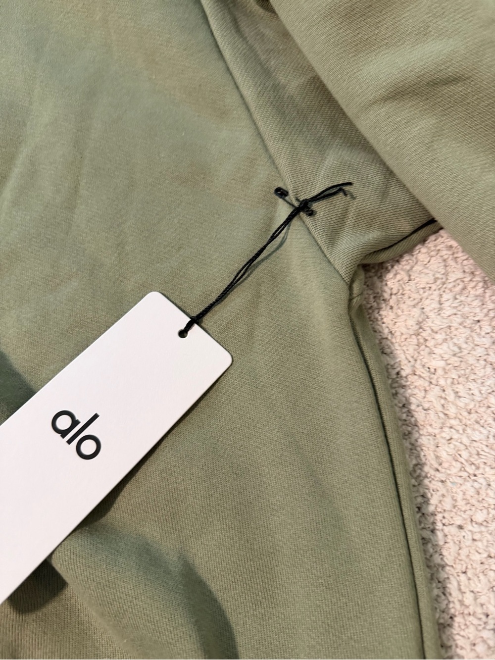 ALO Unisex Size L 💚NWT 💚Dune Green Accolade Crewneck Sweatshirt - Picture 4 of 6
